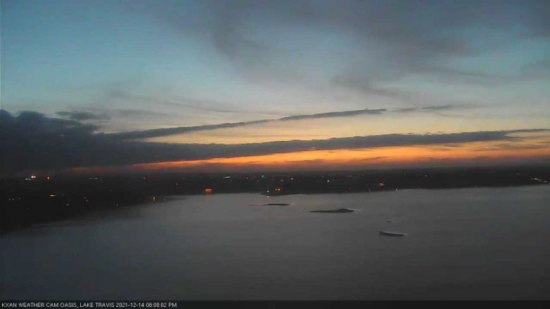 Lake Travis webcam, December 14, 2021 6:00 PM CT