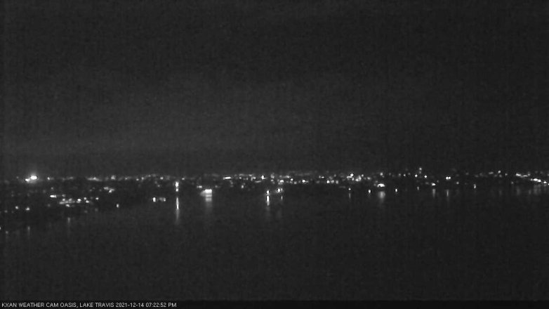 Lake Travis webcam, December 14, 2021 7:25 PM CT