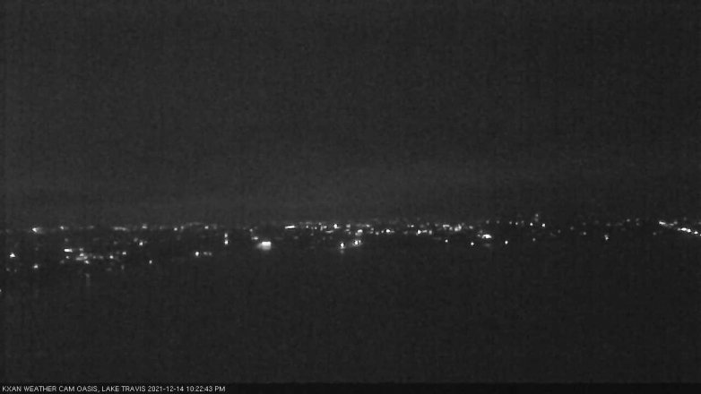 Lake Travis webcam, December 14, 2021 10:25 PM CT