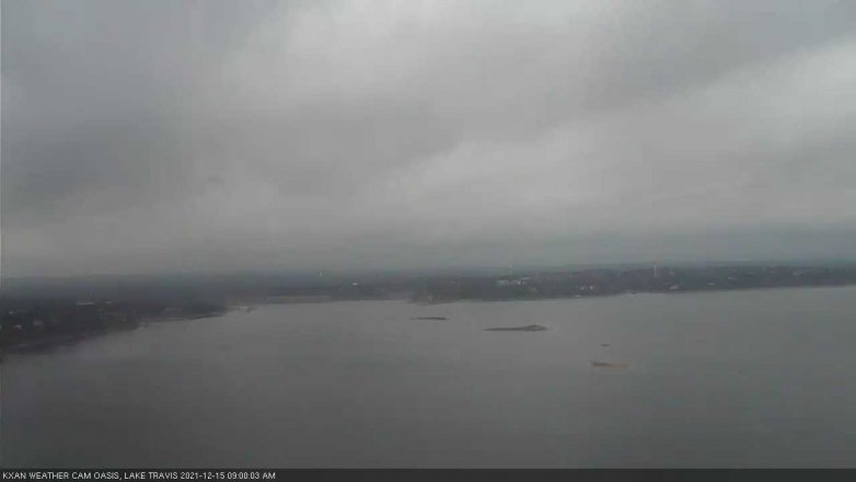 Lake Travis webcam, December 15, 2021 9:00 AM CT