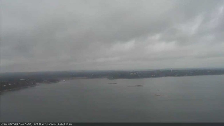 Lake Travis webcam, December 15, 2021 9:45 AM CT