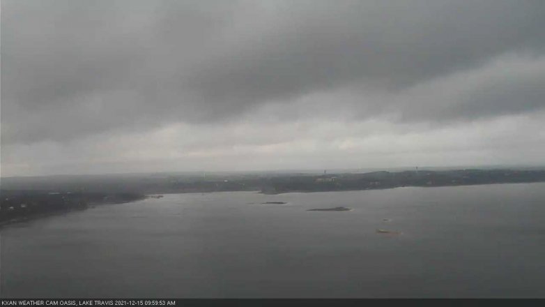 Lake Travis webcam, December 15, 2021 10:00 AM CT