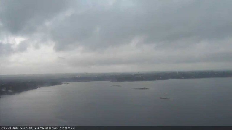 Lake Travis webcam, December 15, 2021 10:25 AM CT