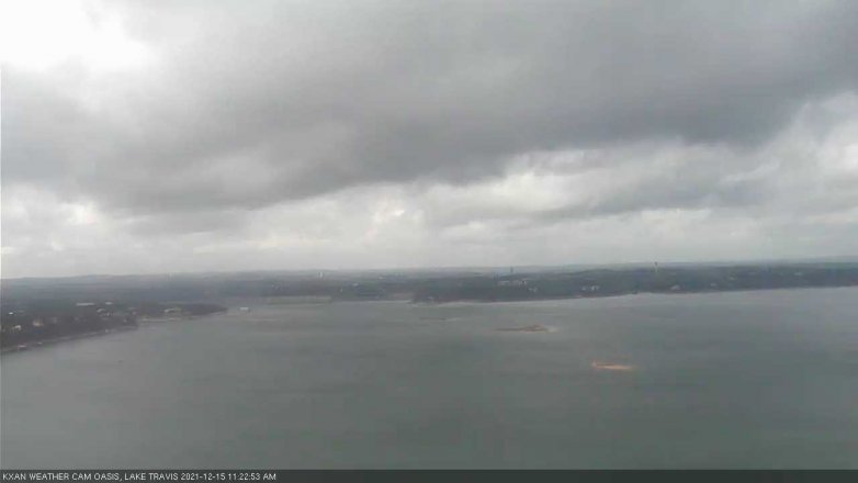 Lake Travis webcam, December 15, 2021 11:25 AM CT