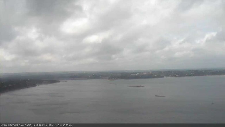 Lake Travis webcam, December 15, 2021 11:45 AM CT