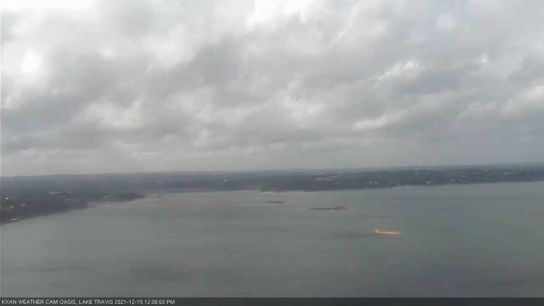Lake Travis webcam, December 15, 2021 12:00 PM CT