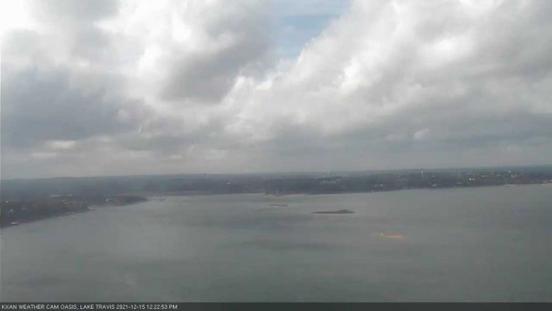 Lake Travis webcam, December 15, 2021 12:25 PM CT