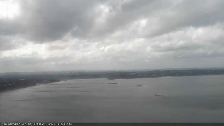 Lake Travis webcam, December 15, 2021 12:45 PM CT