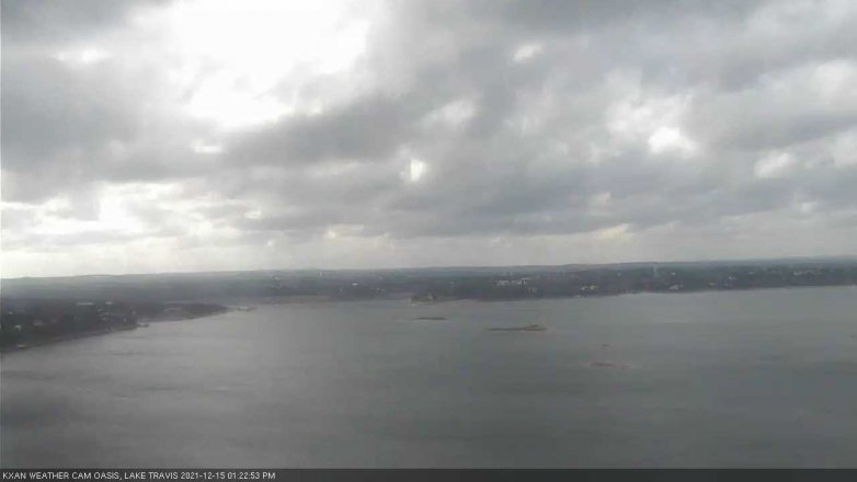 Lake Travis webcam, December 15, 2021 1:25 PM CT