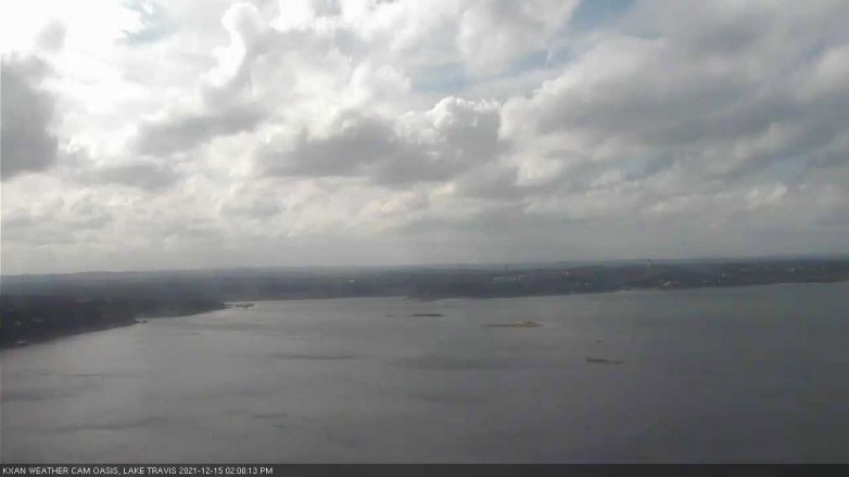 Lake Travis webcam, December 15, 2021 2:00 PM CT