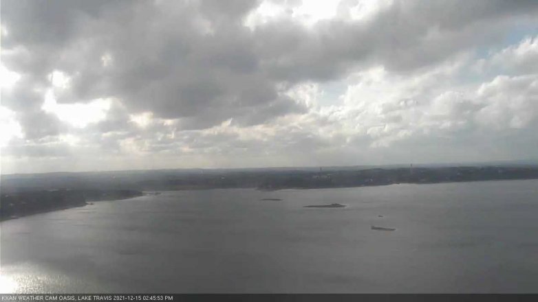 Lake Travis webcam, December 15, 2021 2:45 PM CT