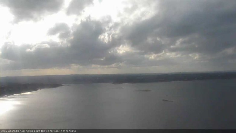 Lake Travis webcam, December 15, 2021 3:25 PM CT