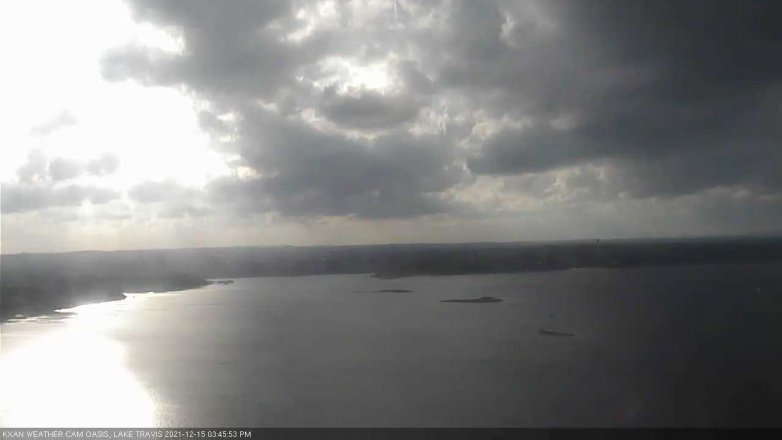 Lake Travis webcam, December 15, 2021 3:45 PM CT