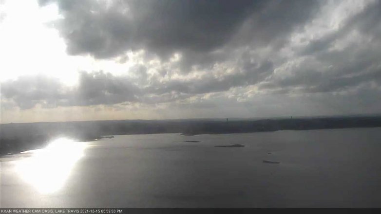 Lake Travis webcam, December 15, 2021 4:00 PM CT