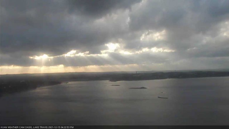 Lake Travis webcam, December 15, 2021 4:25 PM CT