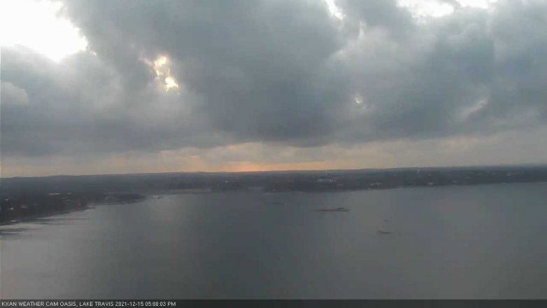 Lake Travis webcam, December 15, 2021 5:00 PM CT