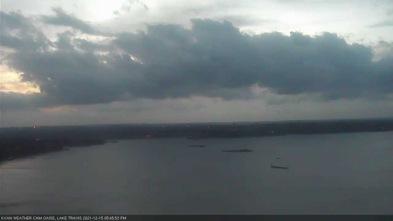 Lake Travis webcam, December 15, 2021 5:45 PM CT