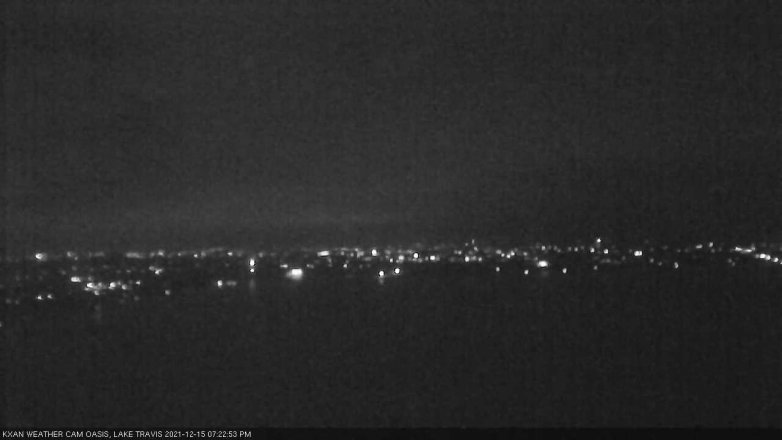 Lake Travis webcam, December 15, 2021 7:25 PM CT