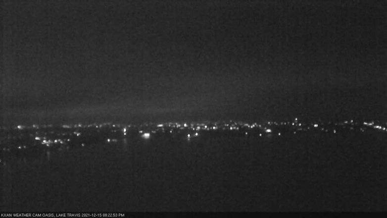 Lake Travis webcam, December 15, 2021 8:25 PM CT