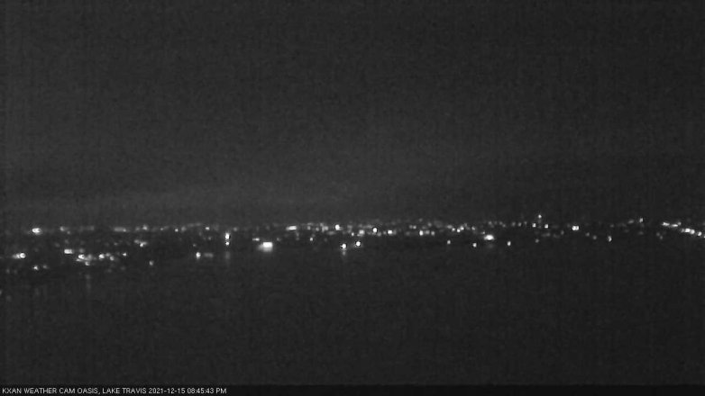 Lake Travis webcam, December 15, 2021 8:45 PM CT