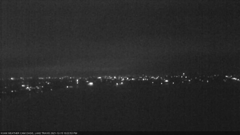 Lake Travis webcam, December 15, 2021 10:25 PM CT