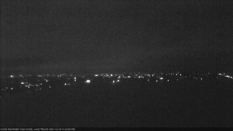 Lake Travis webcam, December 15, 2021 11:25 PM CT