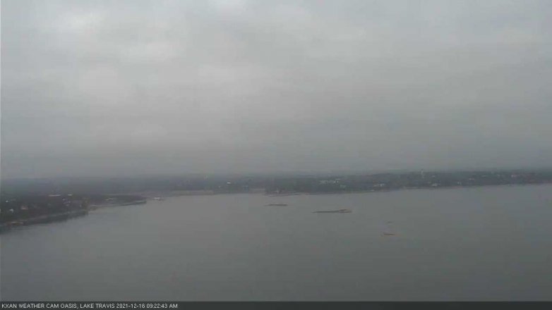 Lake Travis webcam, December 16, 2021 9:25 AM CT