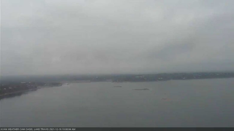 Lake Travis webcam, December 16, 2021 10:00 AM CT
