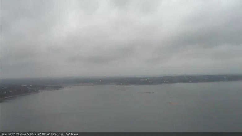Lake Travis webcam, December 16, 2021 10:45 AM CT