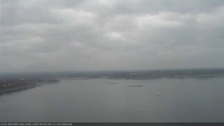 Lake Travis webcam, December 16, 2021 1:00 PM CT