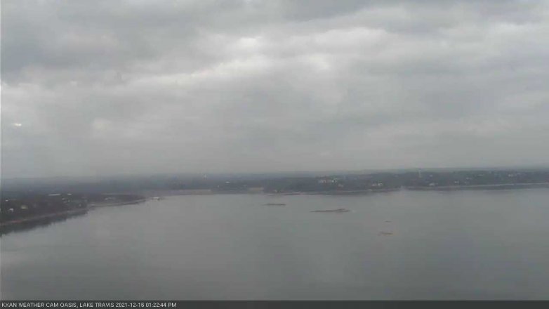 Lake Travis webcam, December 16, 2021 1:25 PM CT
