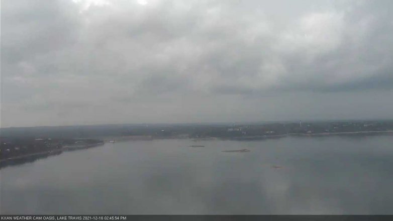 Lake Travis webcam, December 16, 2021 2:45 PM CT