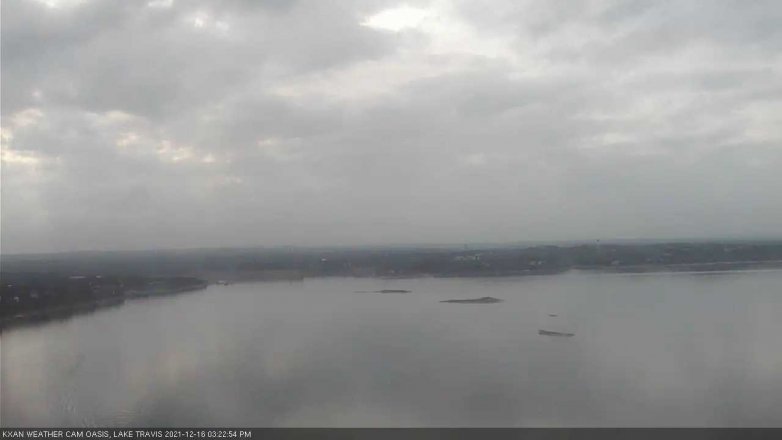 Lake Travis webcam, December 16, 2021 3:25 PM CT