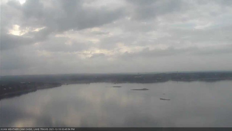 Lake Travis webcam, December 16, 2021 3:45 PM CT
