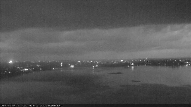 Lake Travis webcam, December 16, 2021 6:00 PM CT