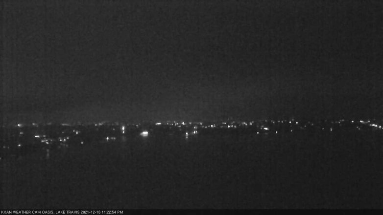 Lake Travis webcam, December 16, 2021 11:25 PM CT