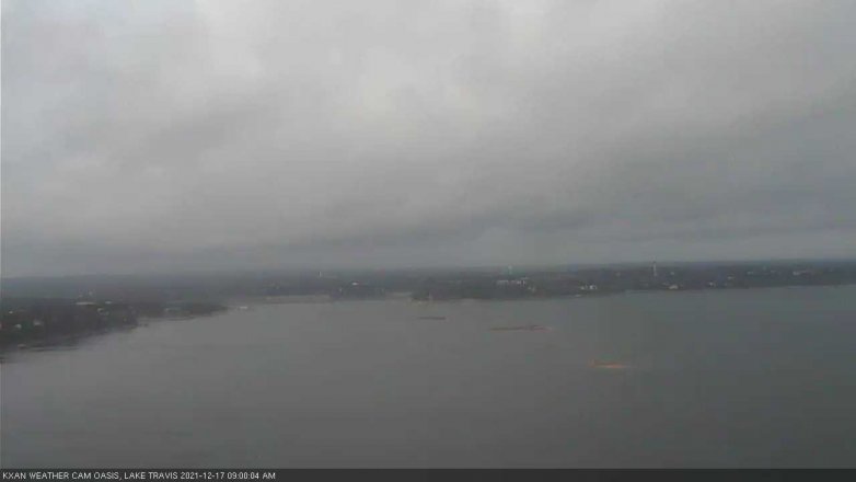 Lake Travis webcam, December 17, 2021 9:00 AM CT