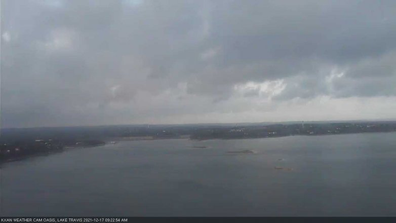 Lake Travis webcam, December 17, 2021 9:25 AM CT