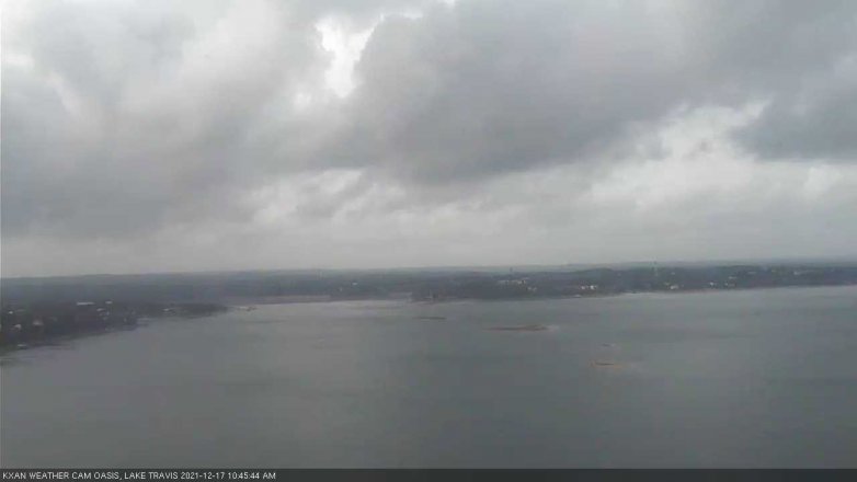 Lake Travis webcam, December 17, 2021 10:45 AM CT