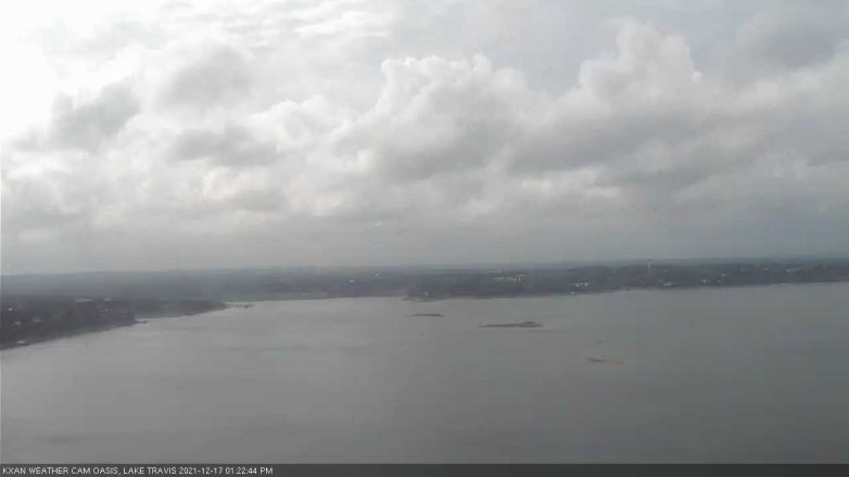Lake Travis webcam, December 17, 2021 1:25 PM CT