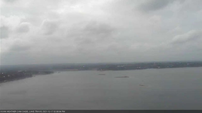 Lake Travis webcam, December 17, 2021 2:00 PM CT