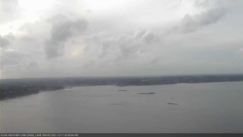 Lake Travis webcam, December 17, 2021 3:00 PM CT