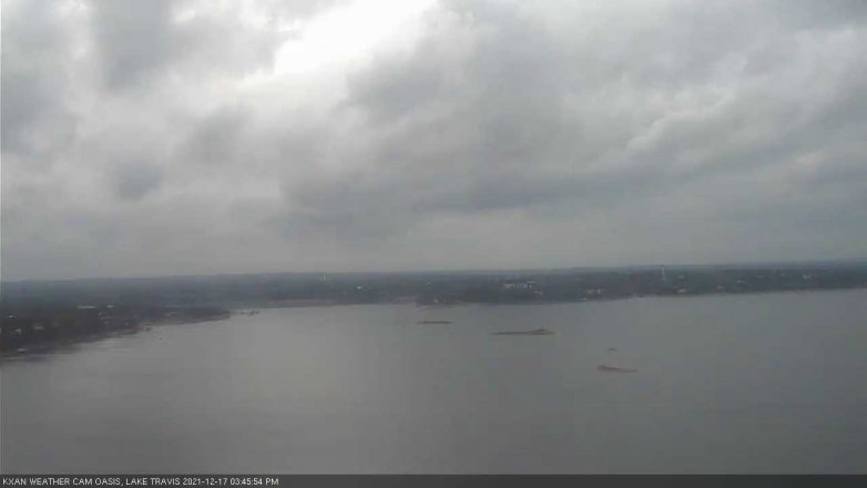 Lake Travis webcam, December 17, 2021 3:45 PM CT