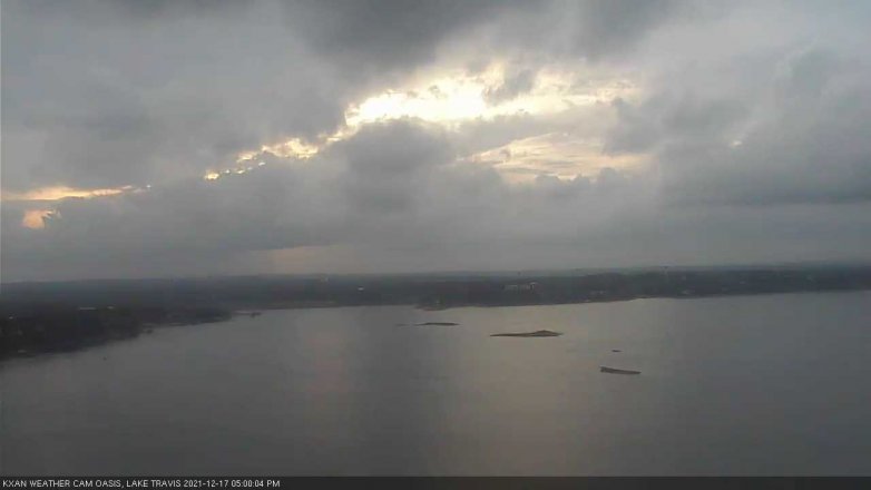 Lake Travis webcam, December 17, 2021 5:00 PM CT