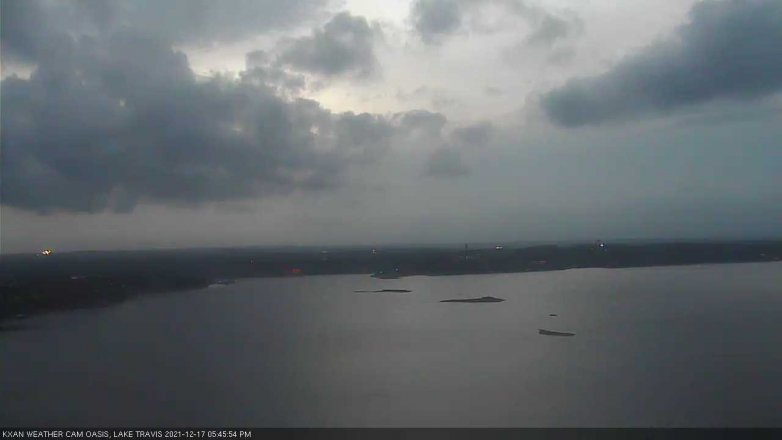 Lake Travis webcam, December 17, 2021 5:45 PM CT