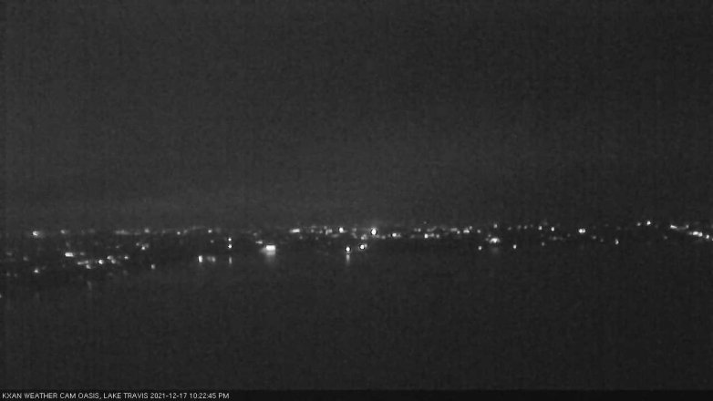 Lake Travis webcam, December 17, 2021 10:25 PM CT