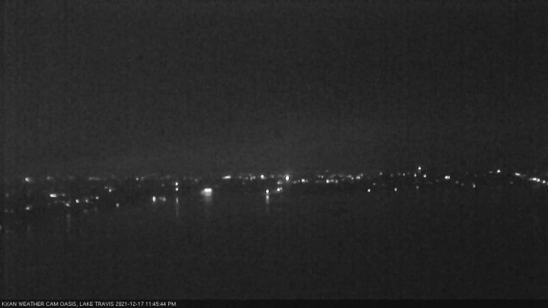 Lake Travis webcam, December 17, 2021 11:45 PM CT