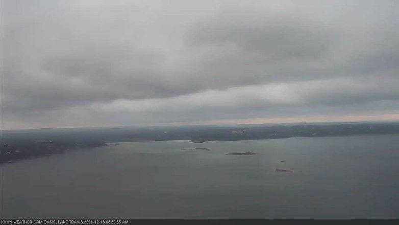 Lake Travis webcam, December 18, 2021 9:00 AM CT