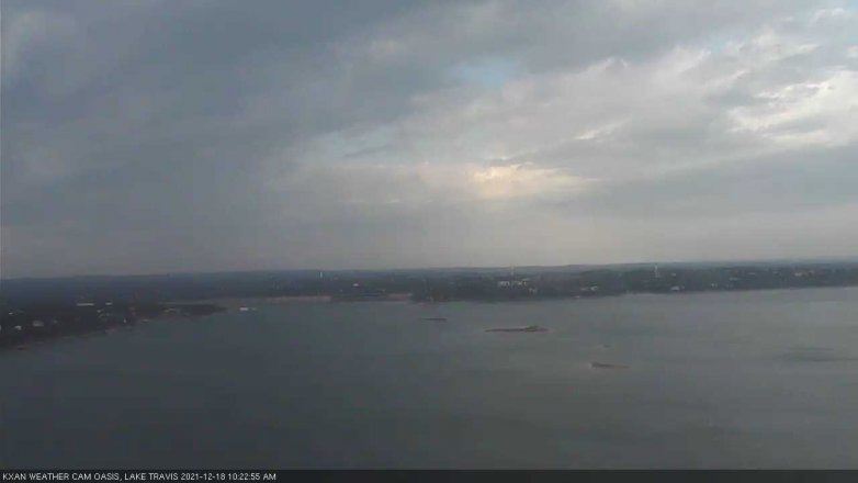 Lake Travis webcam, December 18, 2021 10:25 AM CT