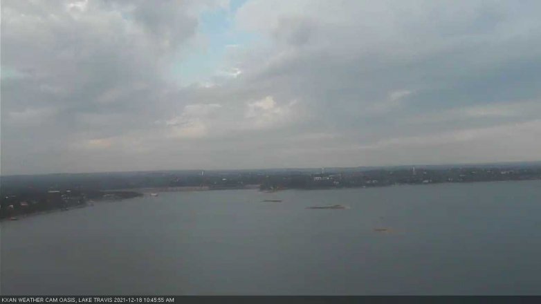 Lake Travis webcam, December 18, 2021 10:45 AM CT
